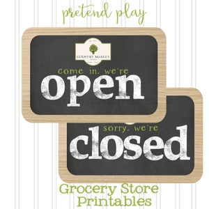 Grocery Store Printables Pretend Play Market Printable Instant Download image 7