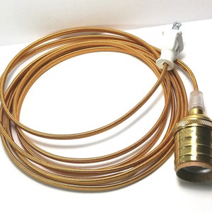Plug-In Pendant Light Cord Set 12Ft (Bulb not inculde)