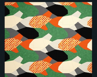 Interlocking Fish Quilt Pattern
