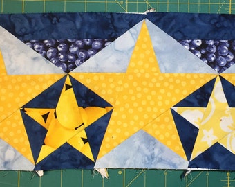 Star Spangled Quilt Border Pattern