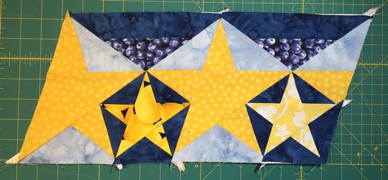 Star Spangled Quilt Border Pattern