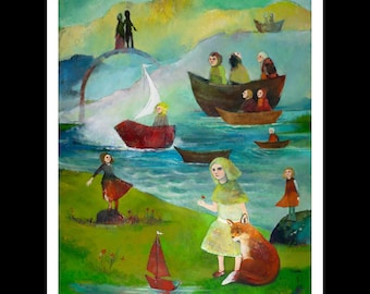 Nautical Fantasy Art Print: Signed Limited Edition Giclee by Shannon Richardson
