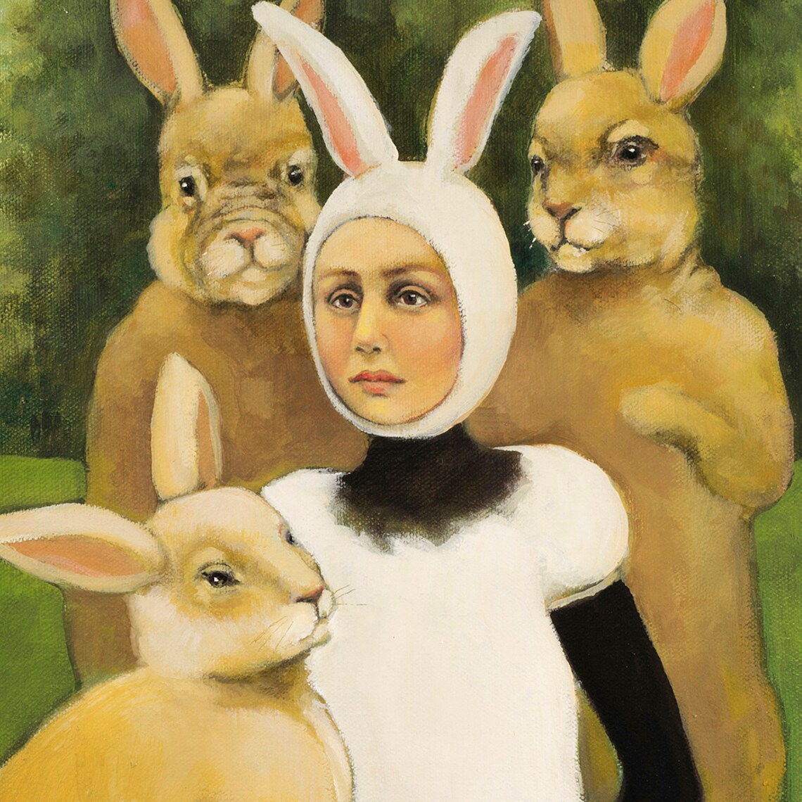 Small Archival Rabbit Art Print Ready to Hang Art Print Etsy