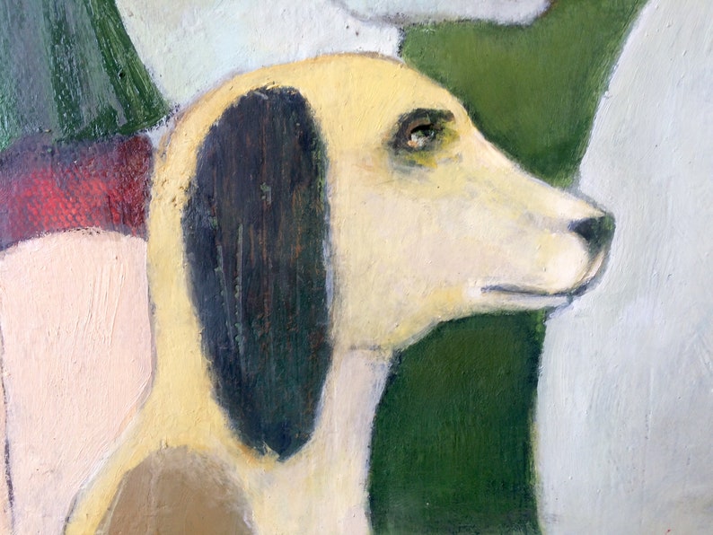 Dog Lover Art Print Limited Edition Giclee Whimsical Animal Etsy