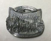 This Bud 39 s For You Budweiser King of Beers Belt Buckle 1996
