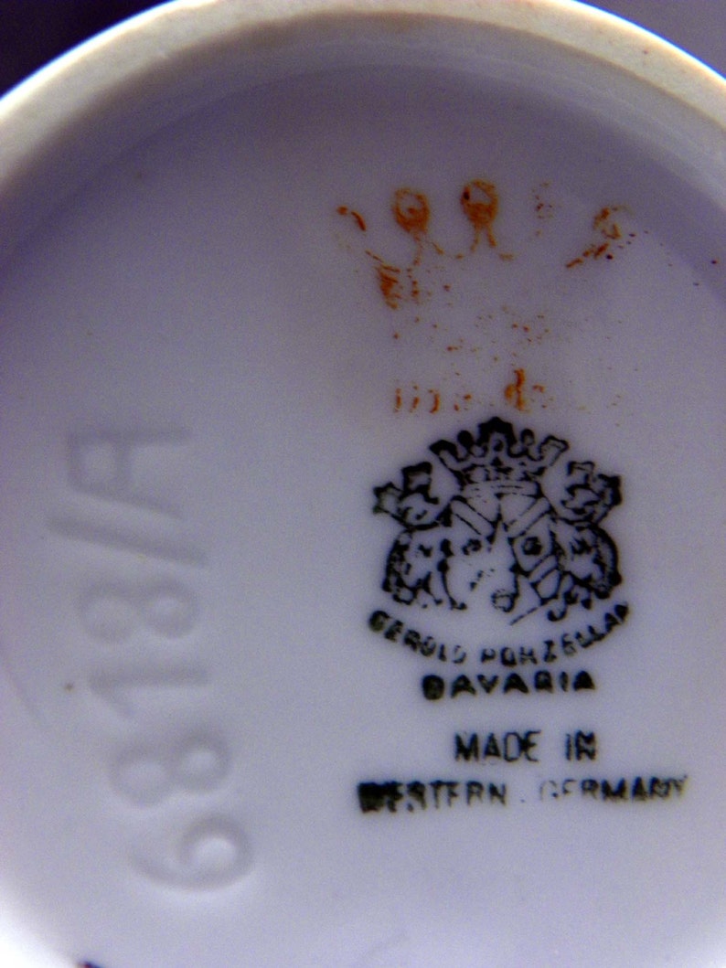Germany Gerold Porzellan Bavaria Porcelain Boy Ladder W