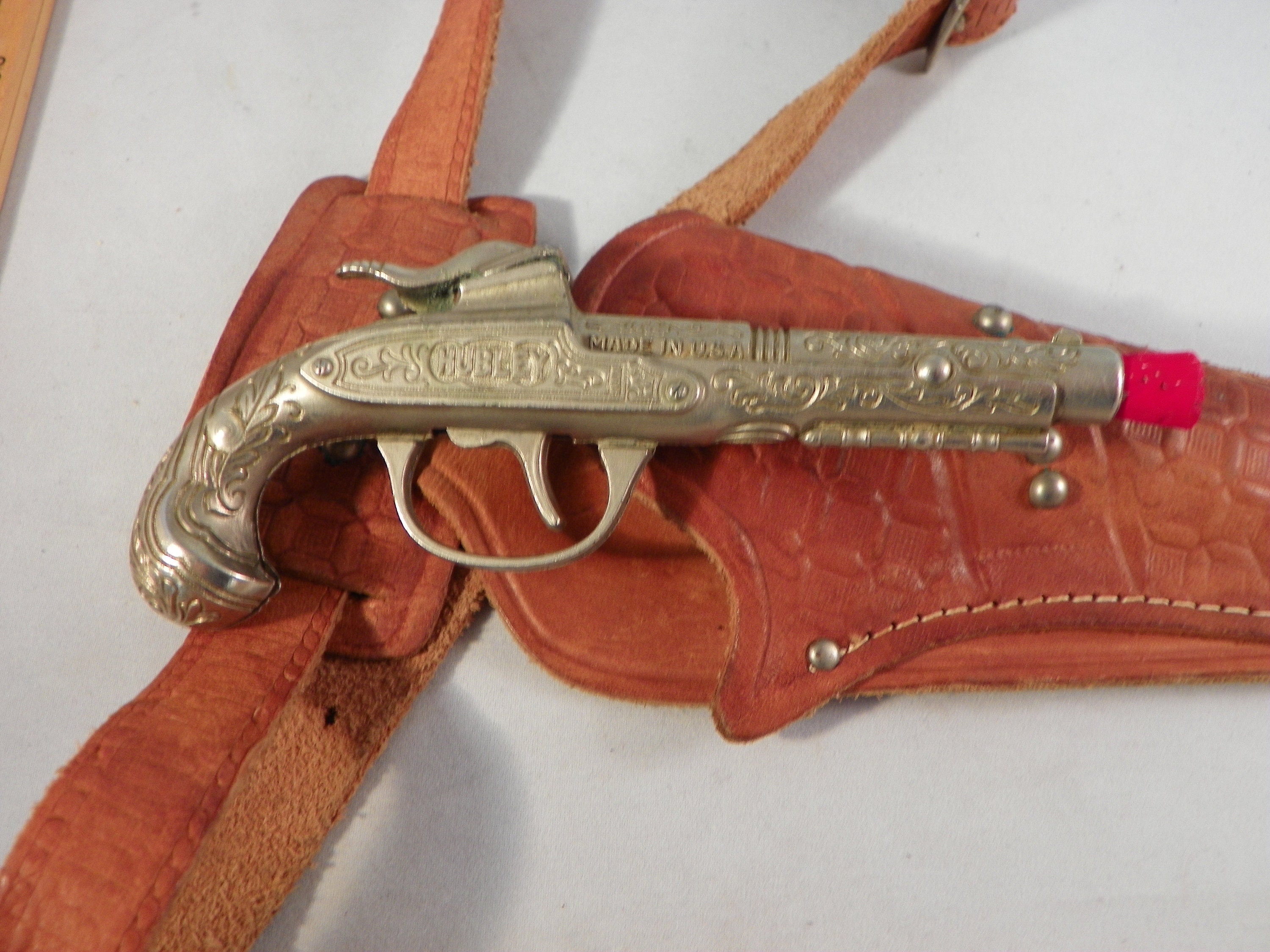 Hubley Midget Flintlock Cap Gun with Holster 1950's Toy Etsy