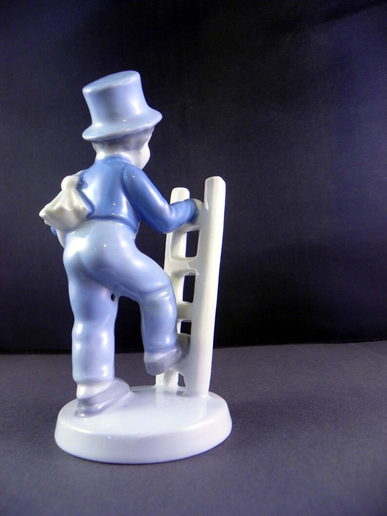 Germany Gerold Porzellan Bavaria Porcelain Boy Ladder W
