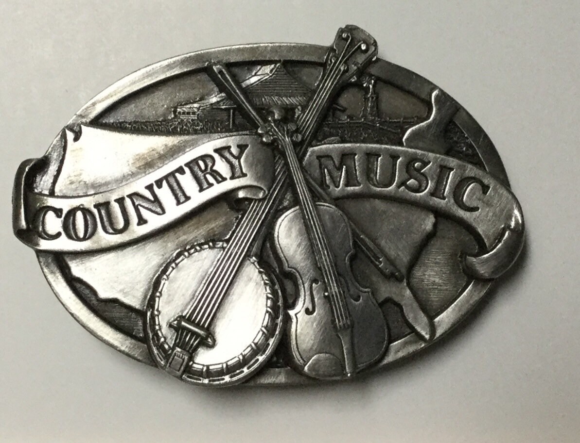 Vintage Siskiyou Pewter Belt Buckle 