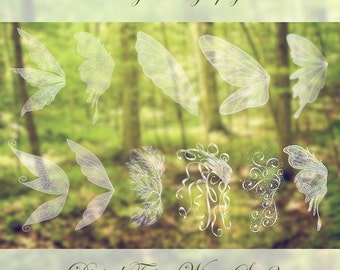 11 Fairy Wings Photoshop OVERLAYS Set 2!