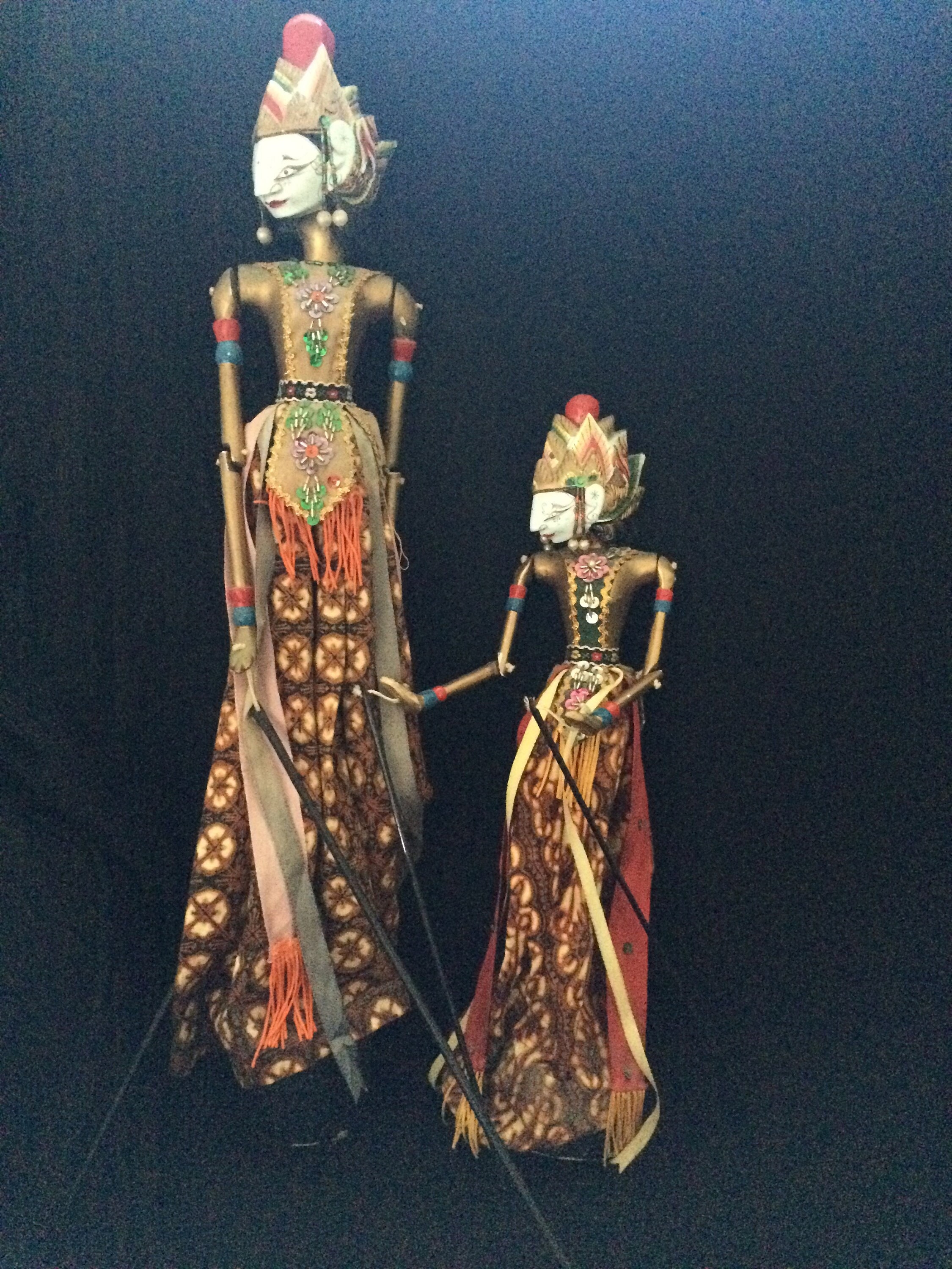 Indonesian Java Legong Dancing Dolls
