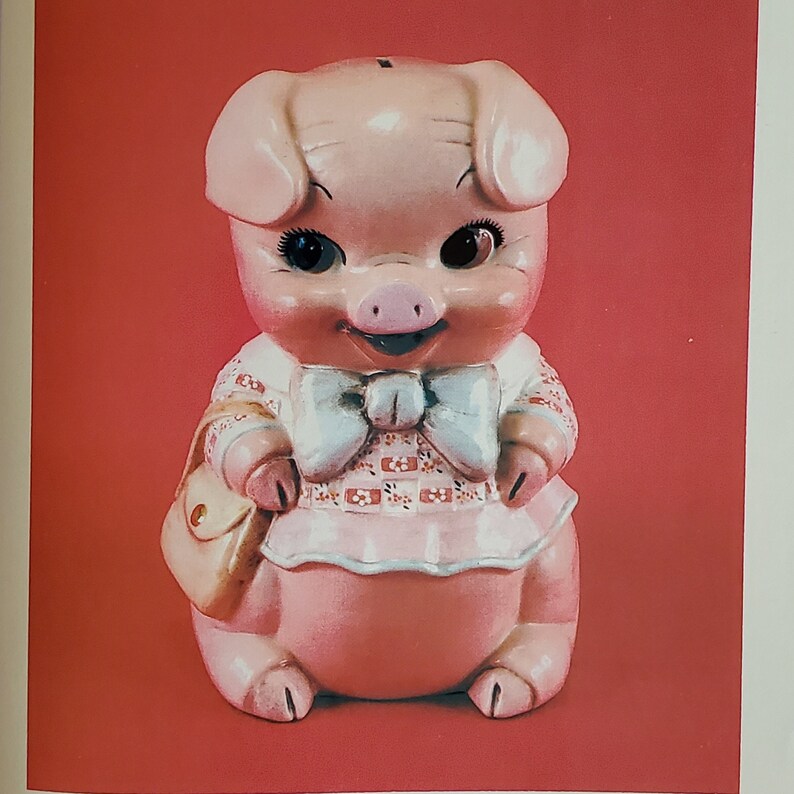 Girl Pig Piggy Bank Ceramic Pig bank MADE to ORDER custom Etsy