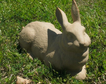 Rabbit Statue Outdoor BRICK stoneware Realistic rabbit statue outdoor ready bunny rabbit statue rabbit garden decor outdoor rabbit bunny