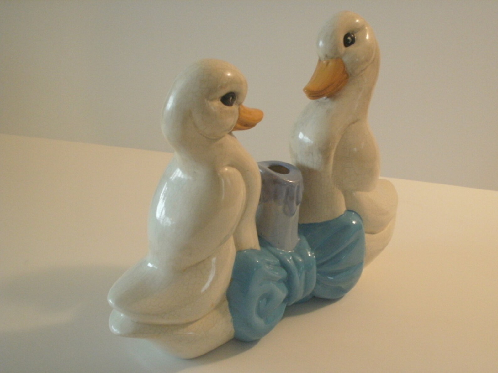 Vintage Mother Goose duck candle holder lamp toddlers room new Etsy