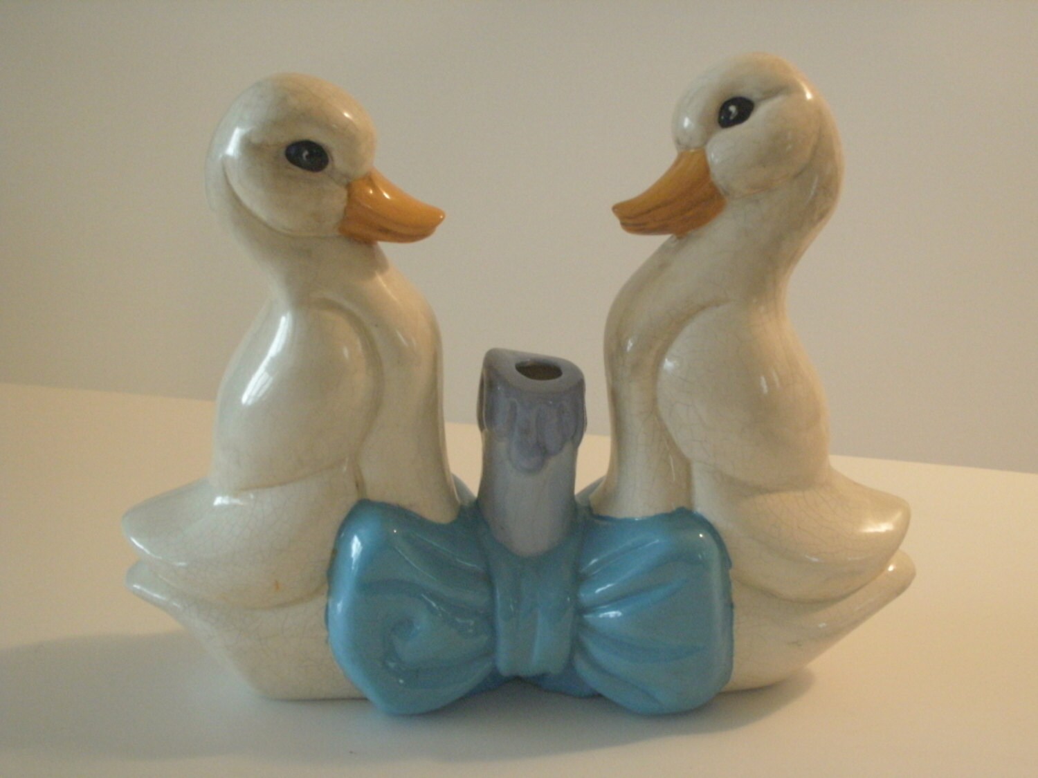 Vintage Mother Goose duck candle holder lamp toddlers room new Etsy
