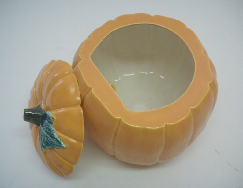 Ceramic Pumpkin bowl candy dish Thanksgiving Halloween pumpkin Etsy