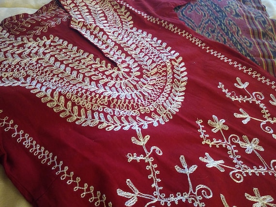 FLASH SALE!, Indian or Moroccan Dress, Embroidered