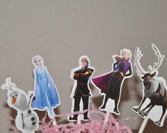 Frozen Cupcake Toppers Set of 12