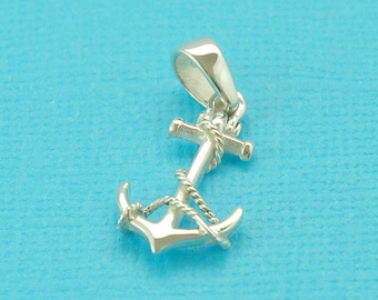 sterling silver anchor charm