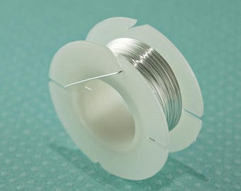 24 Gauge Half Hard (HH) Sterling Silver Wire: Jewelry Wrapping (0.511 mm thickness)