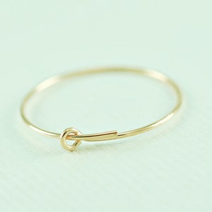 Rose Gold Filled 20mm earring hoops, 1 pair, minimalist hoop, 21 gauge thickness, plain bright 14/20 Rose GF, earring components