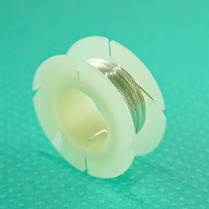 drut ze srebra próby 925 - grubość 22 (0,644 mm) Dead Soft DS - sprzedawany na 2 stopy - szpula drutu srebrnego - owijanie drutu - drut jubilerski ze srebra