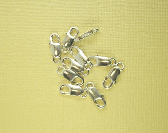 16mm sterling silver slim lobster clasp with jump ring