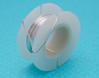 18 gauge (1.024 mm) sterling silver wire, Half Hard (HH)