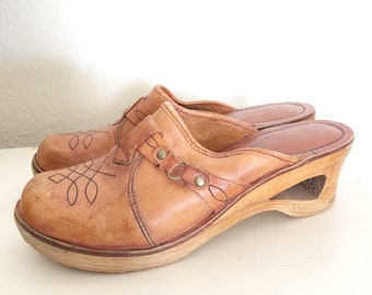 vintage clogs