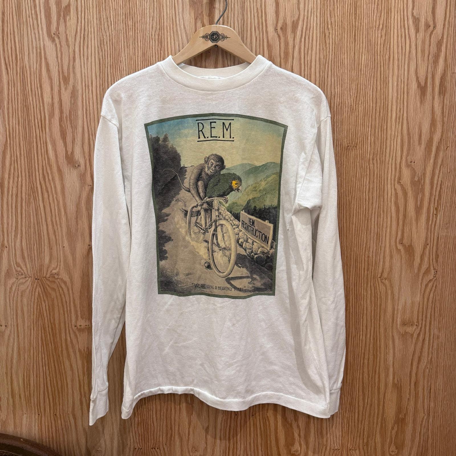 90s R.E.M. RECONSTRUCTION バンドTシャツ　XL 90s R.E.M. RECONSTRUCTION バンドTシャツ XL