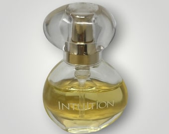 Vtg Perfume READ Intuition Estee Lauder MINI 4ml .14oz Eau De Parfum Discontinue