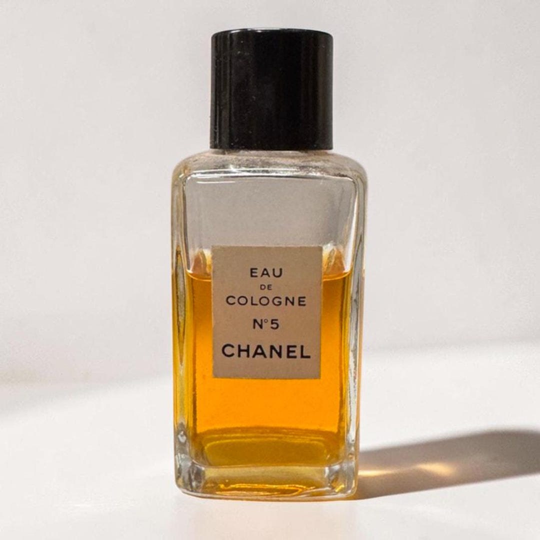 Vtg Perfume READ Vintage 70s CHANEL No 5 Eau De Cologne 2 Oz