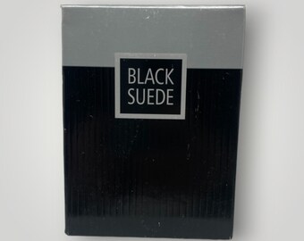 Vintage Black Suede Avon Cologne Spray 3.4 fl oz 100 Ml NIB New Deadstock