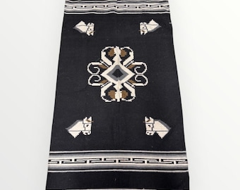 100%ウールポンチョ、馬で作られた、メキシコギャバン