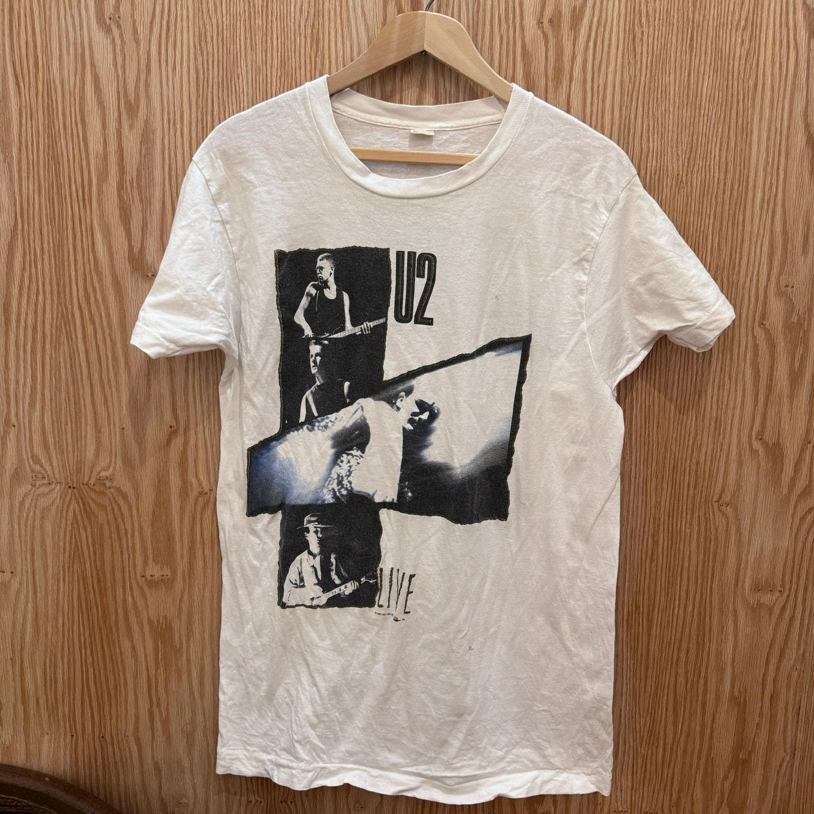 Vintage U2 the Joshua Tree Tour Tee Shirt 1987 Size Large USA Made