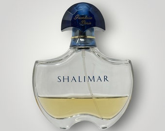 Vtg Shalimar (années 2000) Eau de toilette Guerlain 1,7 oz 50 ml 1/3 pleine