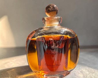 Perfume Vtg Christian Dior Dune Eau De Toilette Splash Botella 3.4 fl oz 100 ml