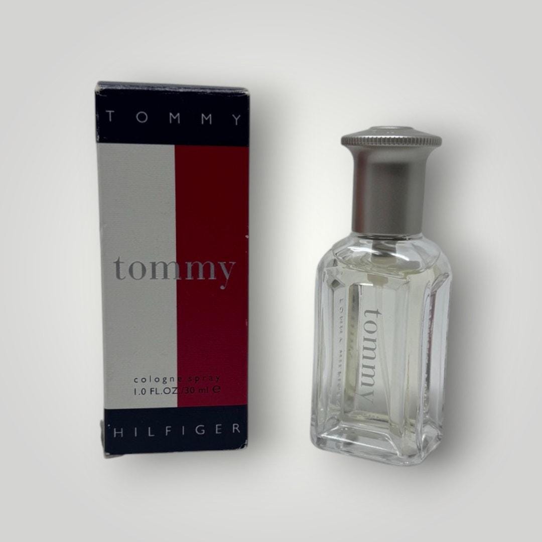 Vtg Perfume READ Tommy Hilfiger Rare Old Formulation 1 fl oz eau de Cologne NIB