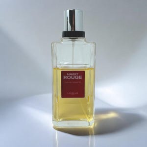 Vtg Perfume READ Habit Rouge by Guerlain 100 ml 3.4 oz Eau de Toilette Spray