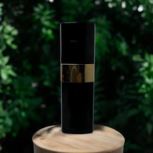 Vtg Perfume READ Chanel no5 1.7 oz Refillable Container with Logo