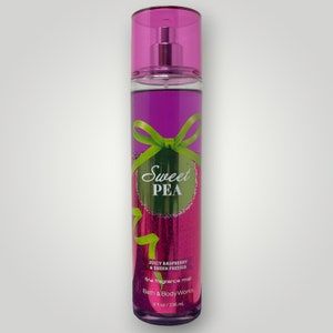 Bath & Body Works HOLIDAY SWEET PEA Fragranza originale Nebbia fine 8 once