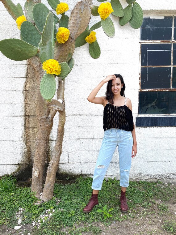 Sunflower spaghetti shop strap tank top