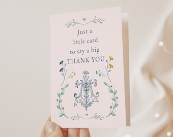 de remerciement marial auspice | Carte de voeux catholique (téléchargement numérique)