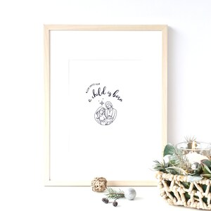 Christmas Wall Art Printable | Christmas Decor | Modern Holiday Decor | Christmas Wall Art | Digital Art