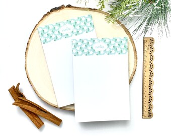 Christmas Doves Notepad | Christian Notepad | Catholic Office Stationery Gift for Woman / Christmas Notepad Daily Checklist for Hostess Gift