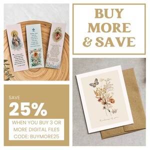 Blessed Virgin Mary Bookmarks | Catholic Bookmark | Catholic Prayer ...