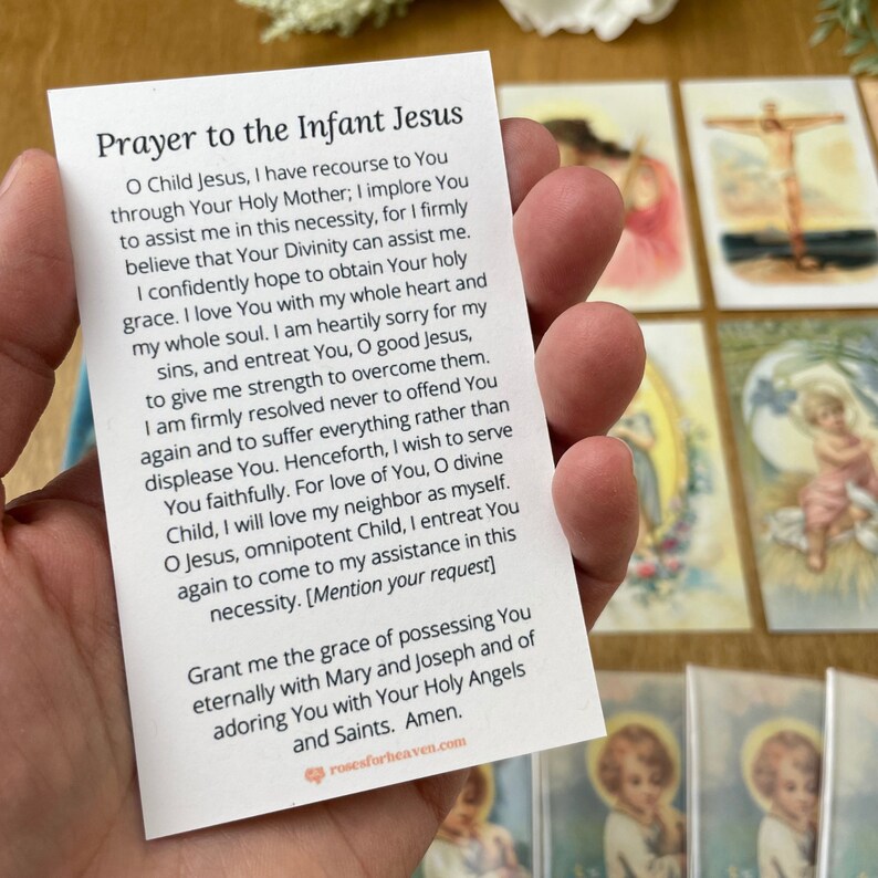Traditional Catholic Prayer Cards Restored Reproduction Etsy Traditional catholic prayer cards restored reproduction etsy