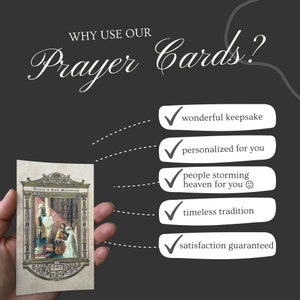 Personalized Catholic Wedding Prayer Cards Custom Prayer Cards Customized Wedding Favor Catholic Reception, Marriage Prayer for Couples image 7