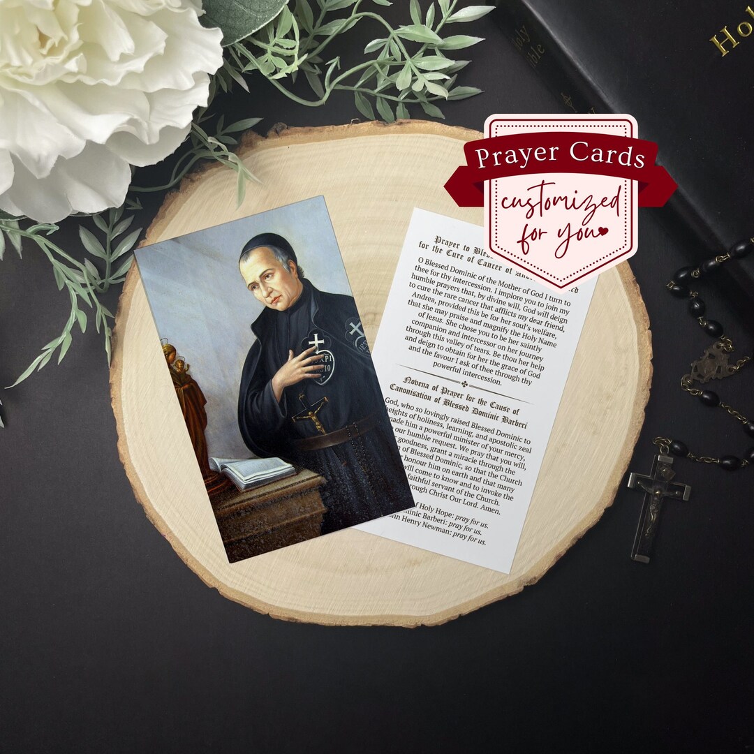 Personalized Prayer Card Custom Prayer Cards Prayer Card - Etsy