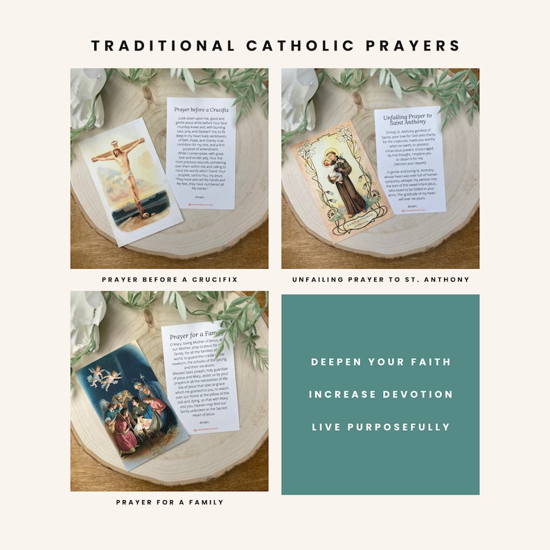 Traditional Catholic Prayer Cards Restored Reproduction Etsy Traditional catholic prayer cards restored reproduction etsy